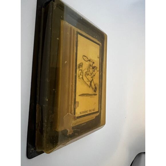 Village Bath Product Gary Patterson RUSHING THE NET Tennis Decorative Soap Sport - Picture 3 of 8